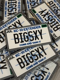 Image 1 of KC-10 License Plate Patch