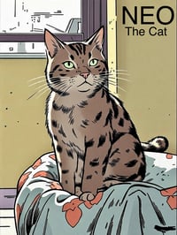 Image 2 of Tycoonrebel Neo The Cat T Shirt