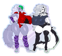 Roxy X Loona sticker