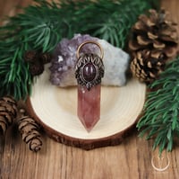 Image 1 of Copper Leaves Crystal talisman