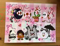 Image 3 of (Two size options) Cutie friends and enemies print