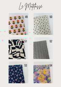 Image 12 of Pochette grand format LA SPACIEUSE intérieur enduit, tissu au choix.