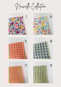 Image 5 of Pochette grand format LA SPACIEUSE intérieur enduit, tissu au choix.