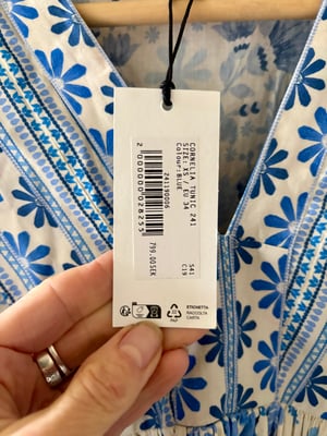 Indiska “Cornelia” Tunic Dress – Size XS (EU 34) – £20 (was approx. £60)