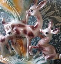 Image 4 of Vase en barbotine, famille de Bambi