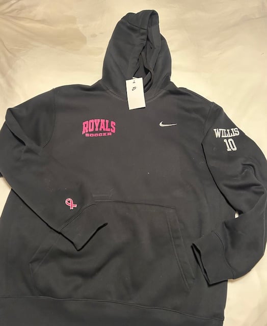 Image of ROYALS Soccer Pink Hoodie