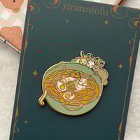Image 1 of Bunny Udon cute hard enamel pin, Rabbit enamel pin