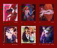 Image 2 of A5 prints - Revolutionary Girl Utena, Mizisua, Green Yuri, Madoka 