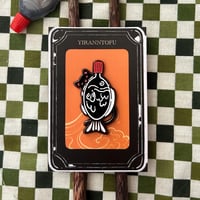 Image 1 of Soy sauce fish bottle sushi enamel pin
