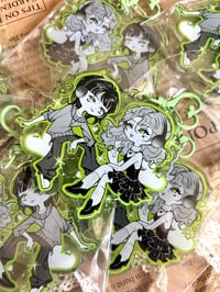 Image 4 of PRE-ORDER - Yuri Keychains! Green Yuri and Utena