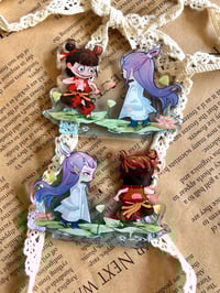 Image 3 of Nezha and Ao Bing thick acrylic standee - double sided design