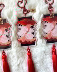Image 3 of Revolutionary Girl Utena Apple | Utenanthy | acrylic tassel keychain/charm