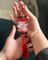 Image 4 of Revolutionary Girl Utena Apple | Utenanthy | acrylic tassel keychain/charm
