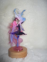 Image 4 of Mizisua - alien stage acrylic standee, flowers and ballet themed