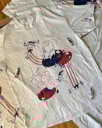 Image 4 of First Batch - White rabbit candy cotton washed  T-shirt!! 