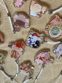 Image 2 of Foodie bunnies - acrylic phone charm