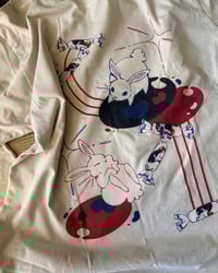 Image 5 of First Batch - White rabbit candy cotton washed  T-shirt!! 