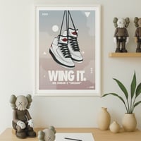 Image 3 of Sneaker Poster Air Jordan 2 "Chicago"