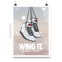 Image 1 of Sneaker Poster Air Jordan 2 "Chicago"