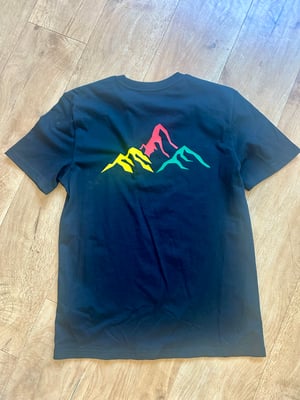 Image of SO58  ‘Mountains of 58’  T shirt in Black 