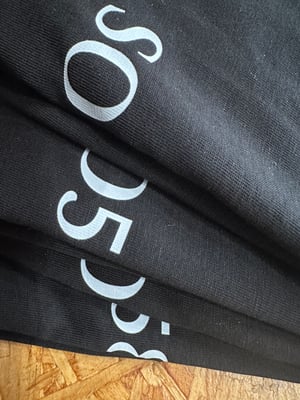 Image of SO58  ‘Mountains of 58’  T shirt in Black 