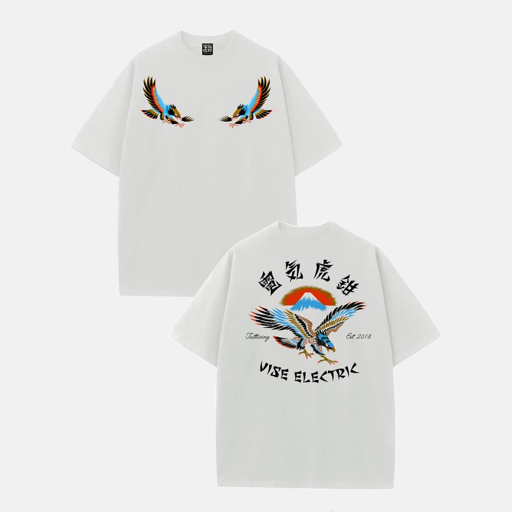 Image of Hong Kong Eagle Tattoo T-shirt white