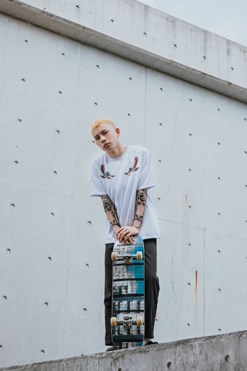 Image of Hong Kong Eagle Tattoo T-shirt white