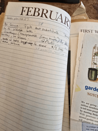 Image 6 of CZ & Elvin’s Week by Week Garden Guide with Notes and Ephemera for Mixed Media