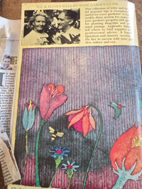 Image 2 of CZ & Elvin’s Week by Week Garden Guide with Notes and Ephemera for Mixed Media