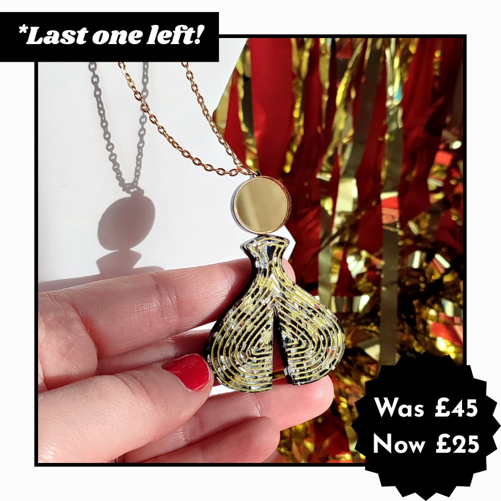 Image of Bowie Inspired Tokyo Pop Statement Acrylic Necklace
