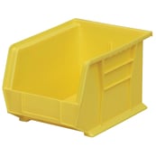 Image 5 of 30239 Yellow, 10-7/8" x 8-1/8" x 7" Hanging and Stacking Bin $12.00 EA (6 Per Carton)