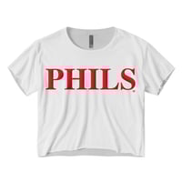 Phils Puff-Print Crop Top T-Shirt