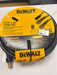 Image 3 of DEWALT 5/16 in. X 40 ft REPLACEMENT/EXTENSION HOSE FOR COLD WATER 3700PSI PRESSURE WASHERS 