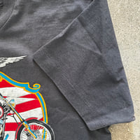 Image 3 of Harley Davidson Size L 1990 Single Stitch Screen Stars Best Made in USA T-Shirt