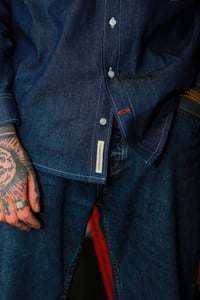 Image 5 of The Serge Shirt in Blue Denim