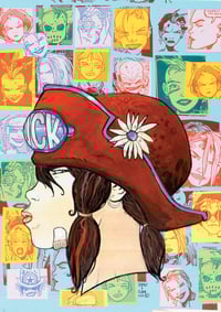 Image 1 of Tank Girl "Sloppy Special" Poster Magazine -with badge, print, and card