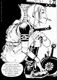 Image 4 of Tank Girl "Sloppy Special" Poster Magazine -with badge, print, and card