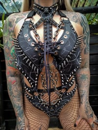 Image 1 of Barbed Bodysuit - Gunmetal