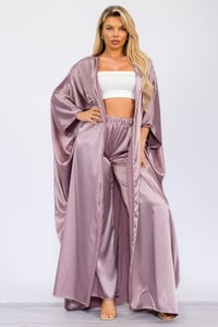 Duster DIVA Pants & Robe 2 Piece Set - Lavender