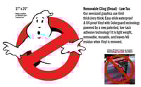 Image 2 of Ghostbusters CLING Set! Complete 13-piece decal package to transform you car!!