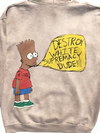 Image of Hand dyed/ Hand painted DWS Dude Hoodie 
