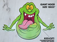 Image 3 of Ghostbusters SLIMER! Large 23" waterproof/UVproof Removable decal for your car!
