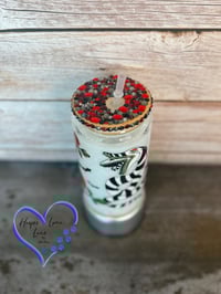 Image 3 of Beetlejuice Vibes! 16oz Glass Snow Globe Tumbler