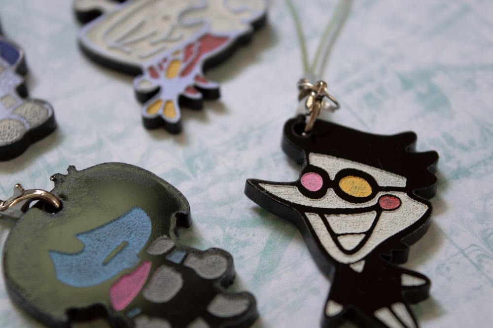 Image of Deltarune / Undertale Handpainted Charms