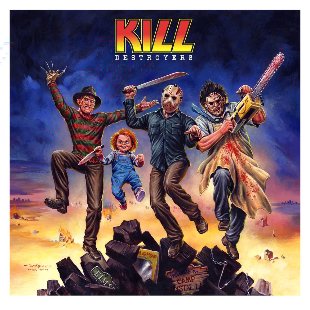 "KILL: Destroyers" - 16" x 16" gicleé