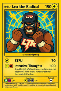Image 1 of LTR Grapplémon Trading Card (#017)