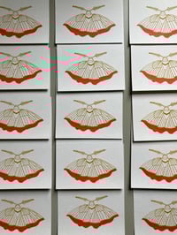 Image 3 of Dark Bordered Beauty Moth Card