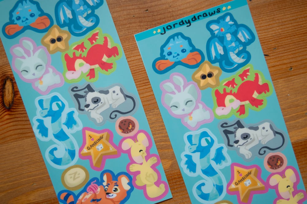Image of Neopets Sticker Sheet