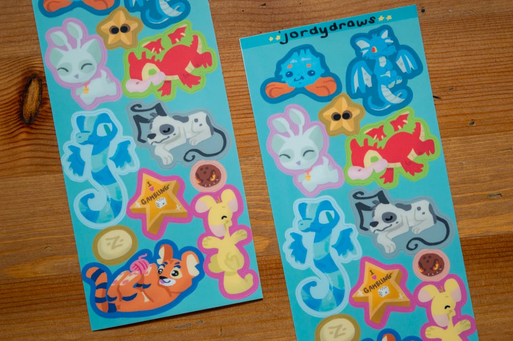 Image of Neopets Sticker Sheet