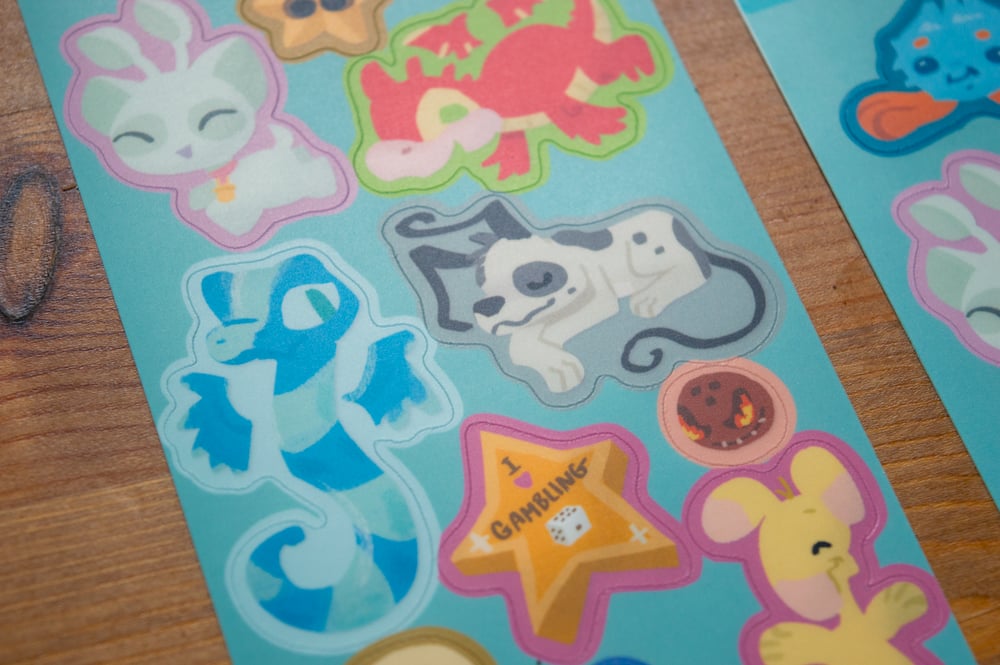Image of Neopets Sticker Sheet